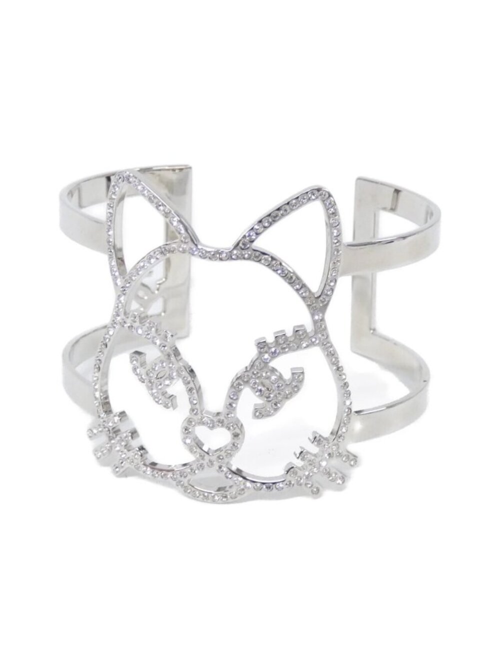 Chanel Bangle Bracelet Silver